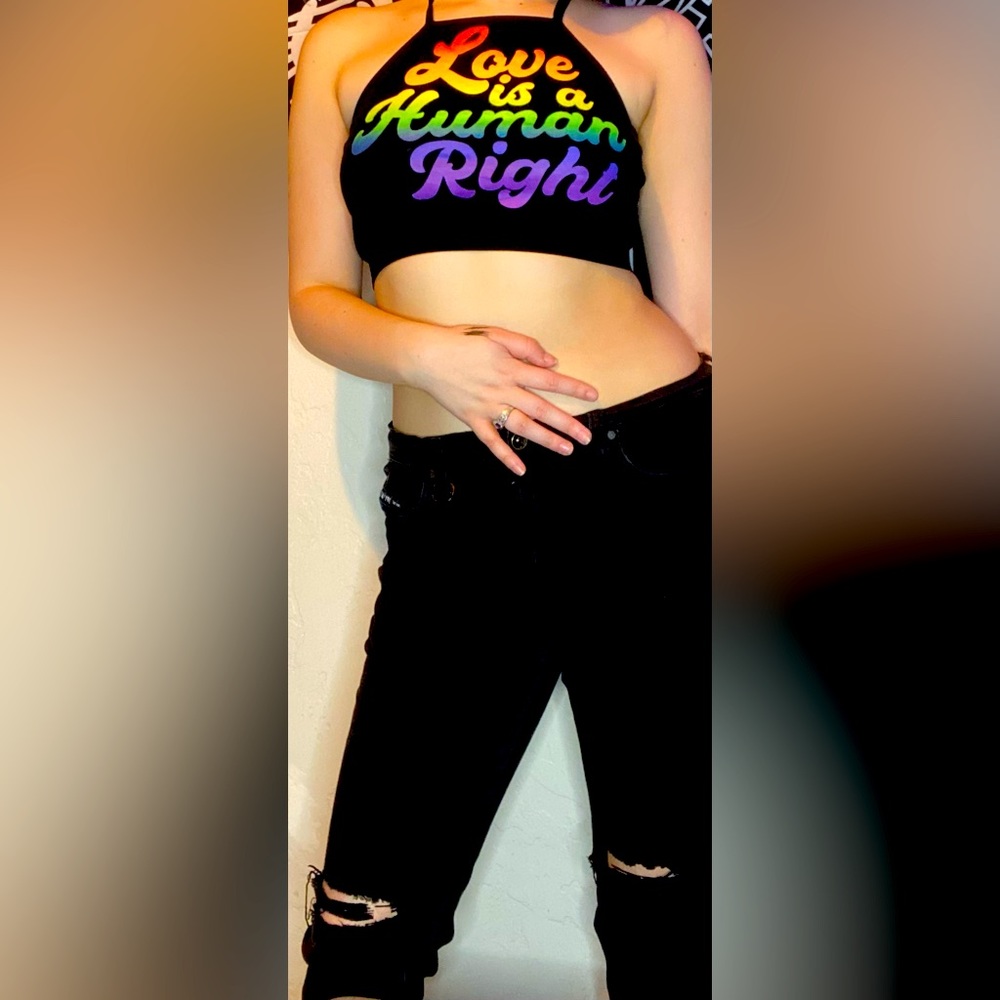 Pride bralette in Large